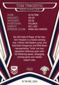 2023 NRL Traders Titanium #060 Tom Trbojevic Back